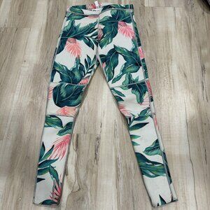 Billabong Surf Capsule Womens Skinny Sea Leg Surf Pant Sz 4 Tropical